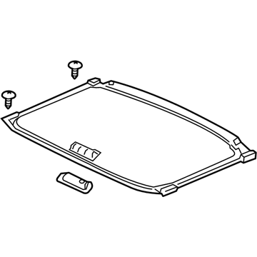 Honda 70600-TBA-A01ZC Sunshade Assy. *YR449L* (CASHMERE IVORY)