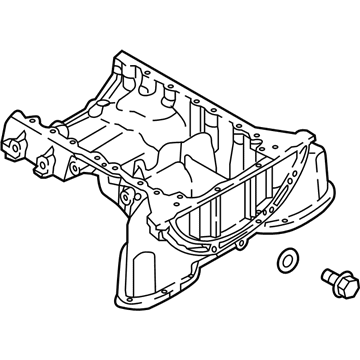 Hyundai 21520-3LTA0 Pan Assembly-Engine Oil, Upper