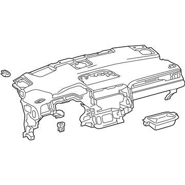 Lexus 55401-0E170-C0 Pad Sub-Assembly, INSTRU