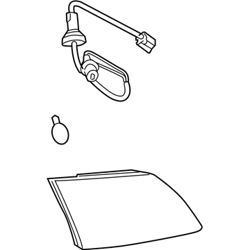 Infiniti 26540-CL00A Lamp Assembly-Back Up, RH