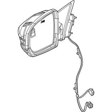Mopar 68365143AA Outside Rear-View Mirror Left