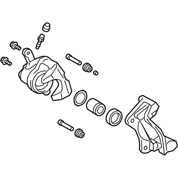 Lexus 47850-48101 Rear Driver Disc Brake Cylinder Assembly