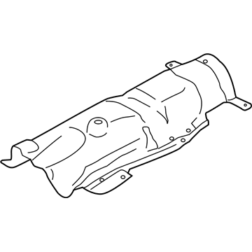 BMW 51-48-7-315-970 Heat Insulation, Tunnel