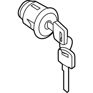 Infiniti F8632-4P00A Cylinder Set-Glove Box Lid Lock
