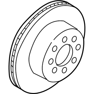 GM 15134671 Rear Brake Rotor