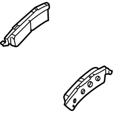 GM 89027184 Rear Pads