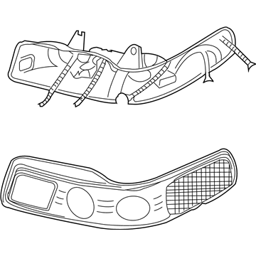 GM 16530157 Headlamp Assembly