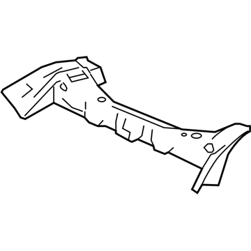 Honda 65530-T3L-A00ZZ Crossmember, RR. Bulkhead (Lower)