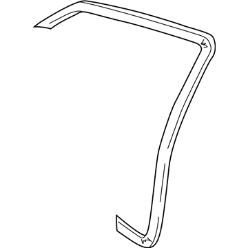 GM 89022844 Weatherstrip Asm, Front & Rear Side Door