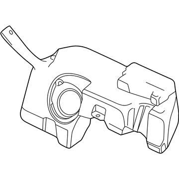 BMW 16-11-1-183-548 Plastic Fuel Tank With Catalyst