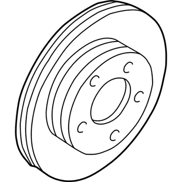 GM 19211905 Front Brake Rotor Assembly (W/ Hub)