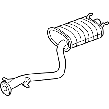 Lexus 17430-46660 Exhaust Tail Pipe Assembly