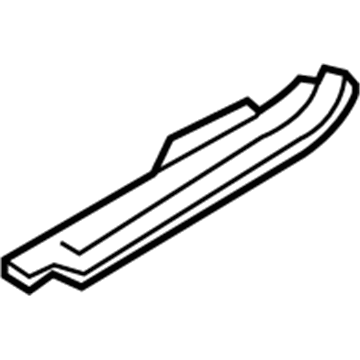 Nissan 769B6-JA00A Plate-Kicking, Rear RH