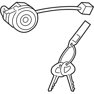 Hyundai 81900-3XE00 Key Sub Set-Steering Lock