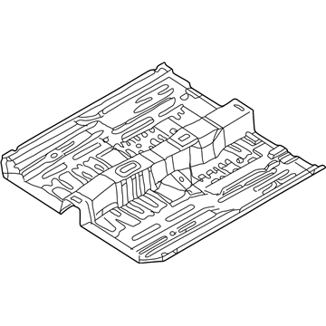 Nissan 74312-2Y930 Floor-Front