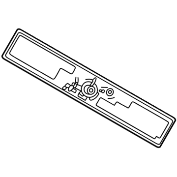 Toyota 11297-46020 Info Label