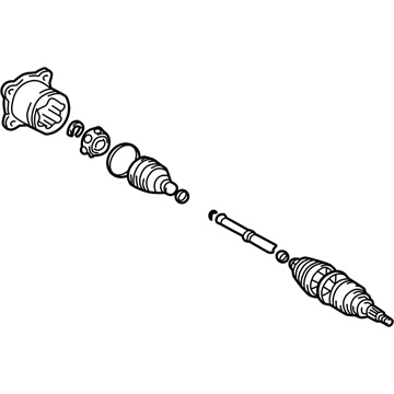 Lexus 42340-48020 Shaft Assembly, Rear Drive