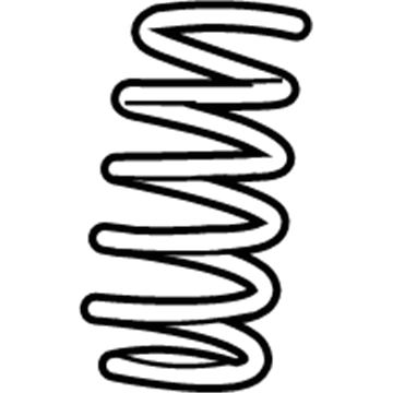 Mopar 68507136AA Spring-Rear Coil