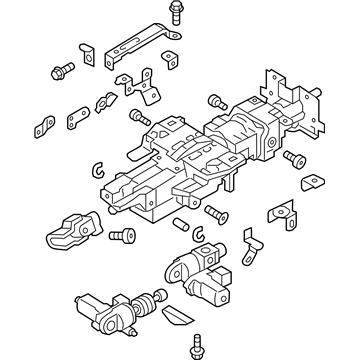 Infiniti 48810-6GY0B COLUMN ASSY-STEERING, UPPER