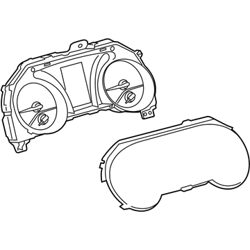 Toyota 83800-0XP21 Cluster Assembly