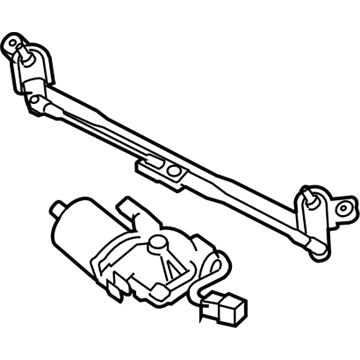 Hyundai 98100-2L000 Windshield Wiper Motor Assembly