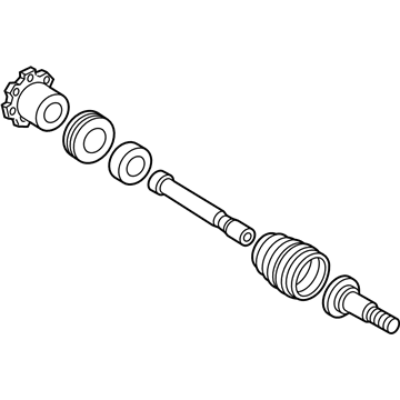 Nissan 39600-1LA1D Shaft Assy-Rear Drive