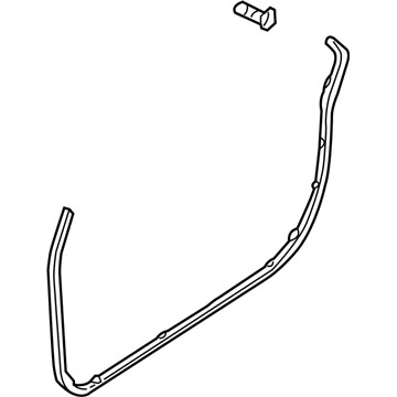 Nissan 80830-4Z300 Weatherstrip-Front Door, RH