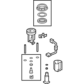 Acura 17045-TK4-A00 Module Assembly, Fuel Pump