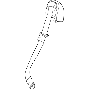 GM 89023192 Belt & Retractor