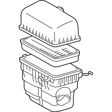 Lexus 17700-20080 Cleaner Assy, Air