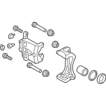 Kia 581901RA00 Front Brake Caliper Kit, Right