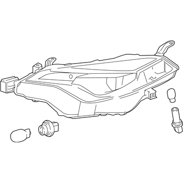 Toyota 81110-02M70 Headlamp Assembly