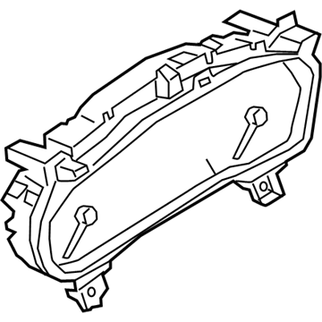 Ford KT1Z-10849-EG Cluster Assembly