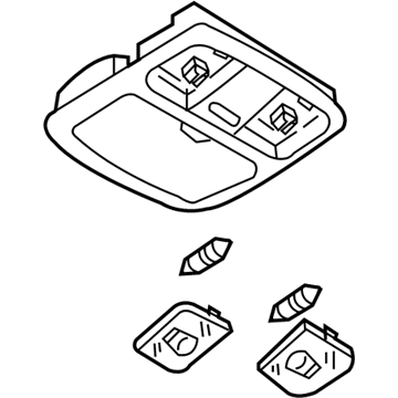 Infiniti 26430-AC560 Lamp Assembly-Map