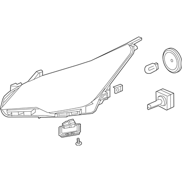 GM 84340639 Composite Headlamp