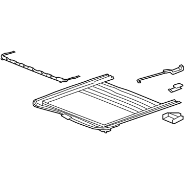 GM 15781058 Sunroof Frame