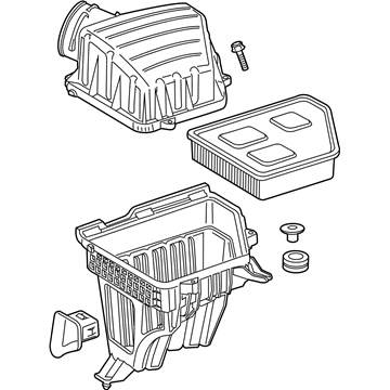 GM 23116123 Air Cleaner Body