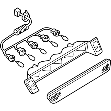 Infiniti 26590-0W010 Lamp Assembly-Stop