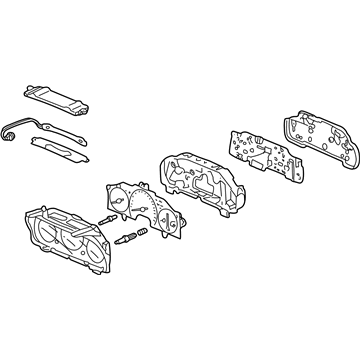 Honda 78100-S80-A12 Meter Assembly, Combination