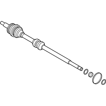 Kia 495L1M7200 Joint & Shaft Kit-Fr