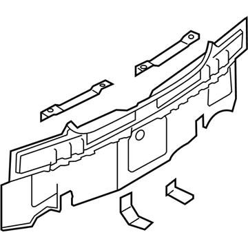 Infiniti 79110-JK00A Panel-Rear, Upper