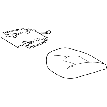 Toyota 71072-08190-B3 Cushion Cover