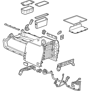 GM 84131370 Console Assembly