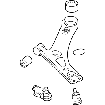 Kia 545001W000 Arm Complete-Front Lower