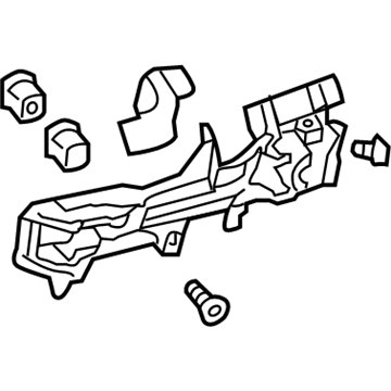 Lexus 69202-0E012 Front Door Outside Handle Frame Sub-Assembly, Left