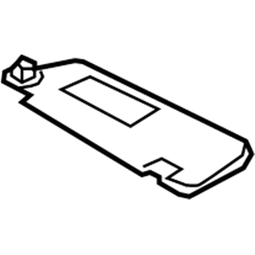 Lexus 74320-50330-A0 Visor Assy, LH