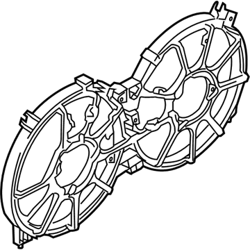 Nissan 21483-1AA0A SHROUD Assembly