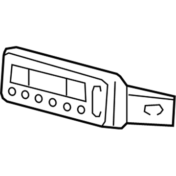 Ford 6W1Z-19980-AA Dash Control Unit