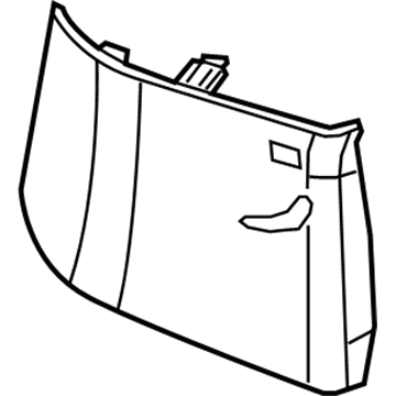 GM 23229816 Upper Pillar Trim