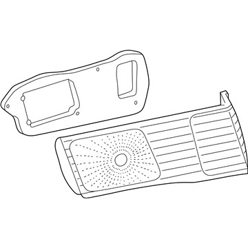 Toyota 81681-AA030 Lens & Housing